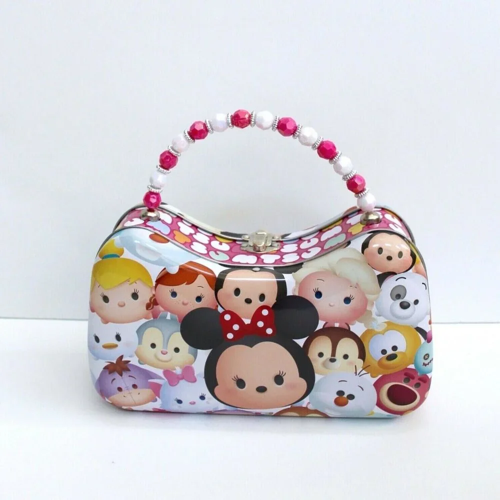 Disney tsum tsum Character Print Tin Purse Handbag